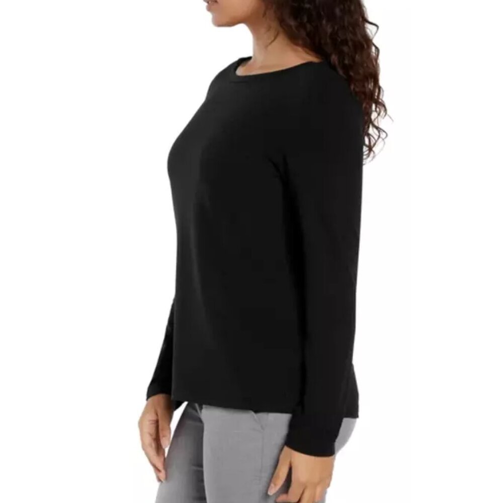 NWT Banana Republic Women's Long Sleeve Boatneck Top Sizes L-2XL $65 11HL134 - Picture 7 of 12